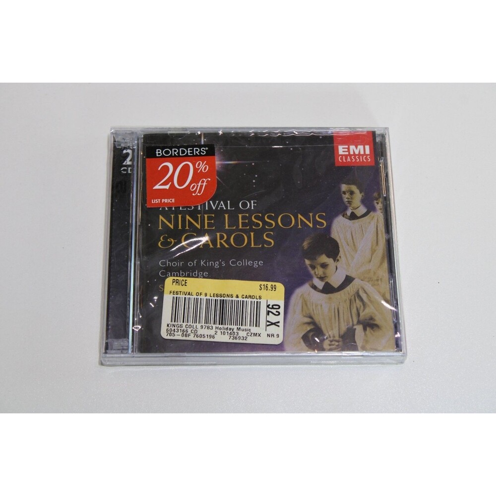 King's College Cambridge – Festival of Nine Lessons & Carols 1999 2CD Classical